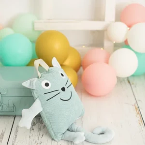 Manta de viaje y cojín 2 en 1 - Gato Crochetts