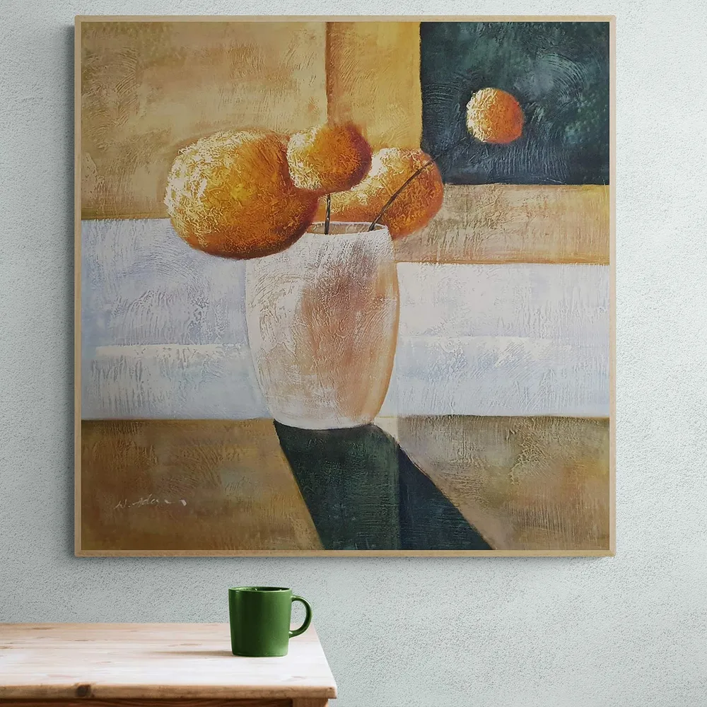 Cuadro Flores Deseo II 80x80 cm