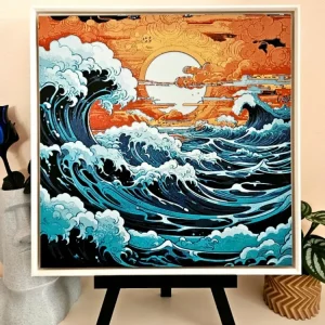 Cuadro olas de mar