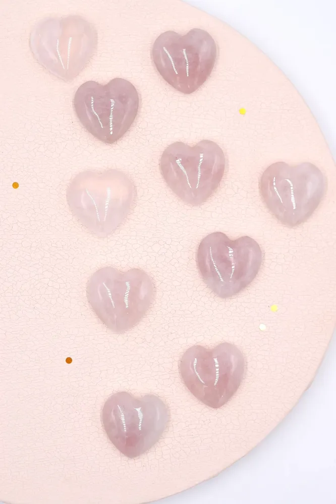 Cuarzo rosa Corazones | Amor - Sensibilidad