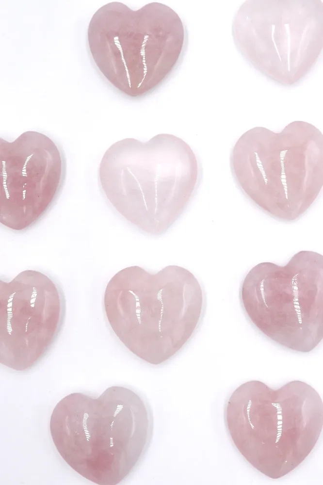 Cuarzo rosa Corazones | Amor - Sensibilidad