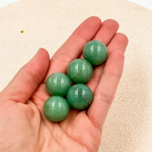Cuarzo verde Esferas Pequeñas | Abundancia - Bienestar