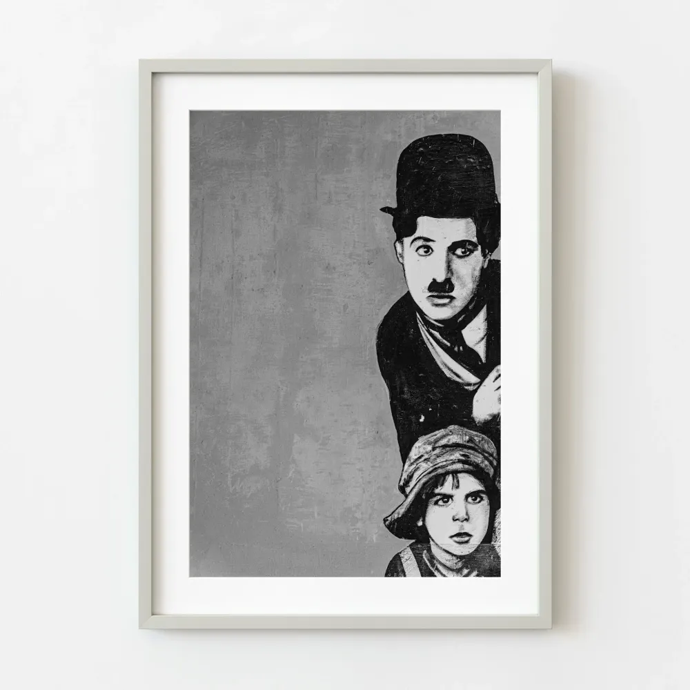 Charlie Caplin y el niño en el muro cubano | Edición limitada de 10 Dan Kosmayer Photography