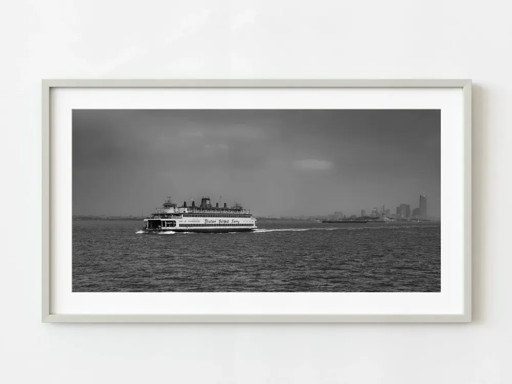 Ferry de Staten Island en blanco y negro | Edición limitada de 10 Dan Kosmayer Photography