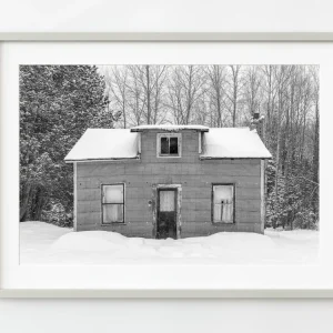 Pequeñ casa en ruinas en la zona rural de Ontario | Edición limitada de 10 Dan Kosmayer Photography