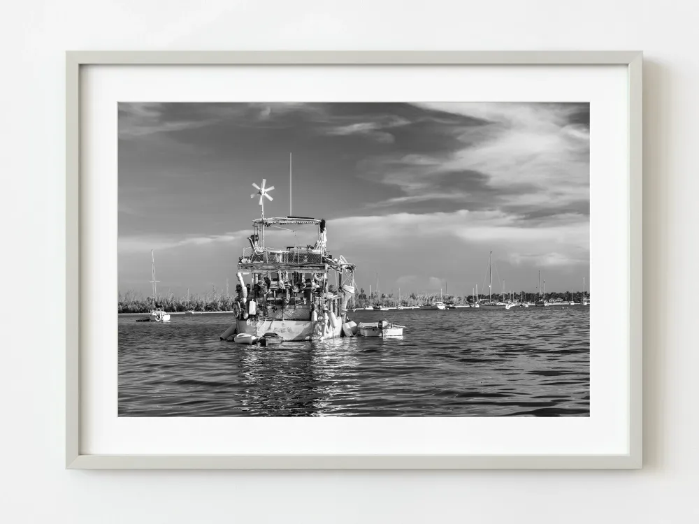 Yate basura abandonado Key West Florida | Edición limitada de 10 Dan Kosmayer Photography