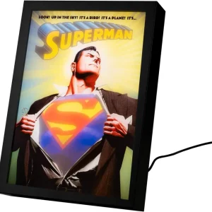 Superman Imagen LED Mágica con Marco - Decoración DC Comics