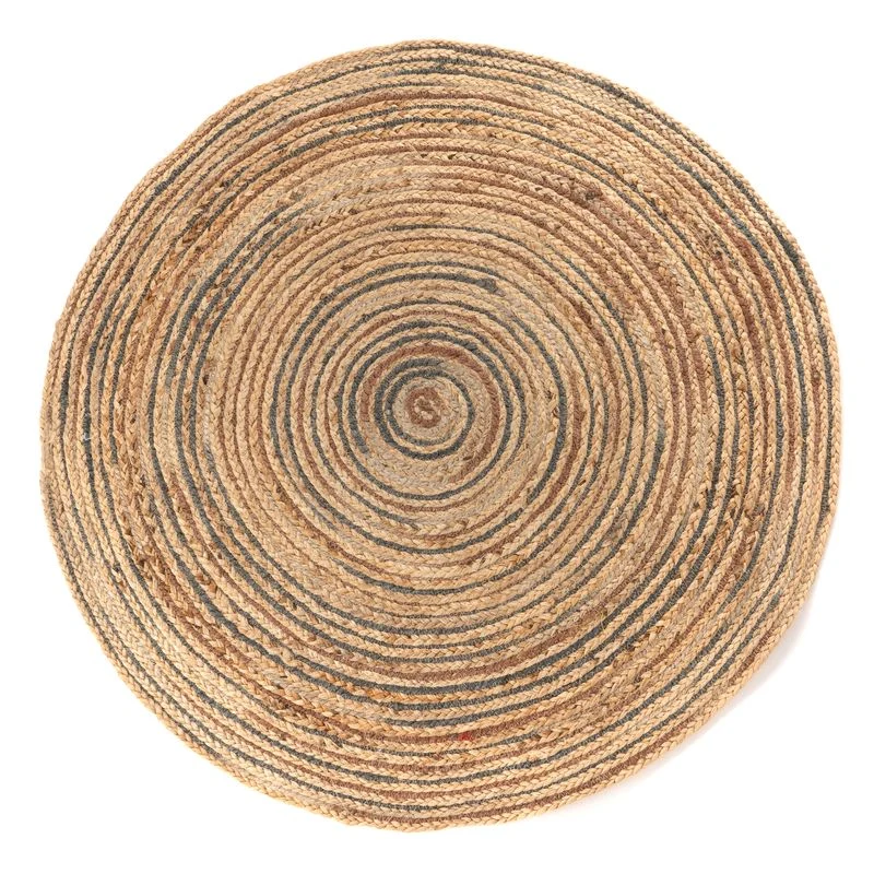 ALFOMBRA YUTE EFECTO RAYAS 180CM DCASA