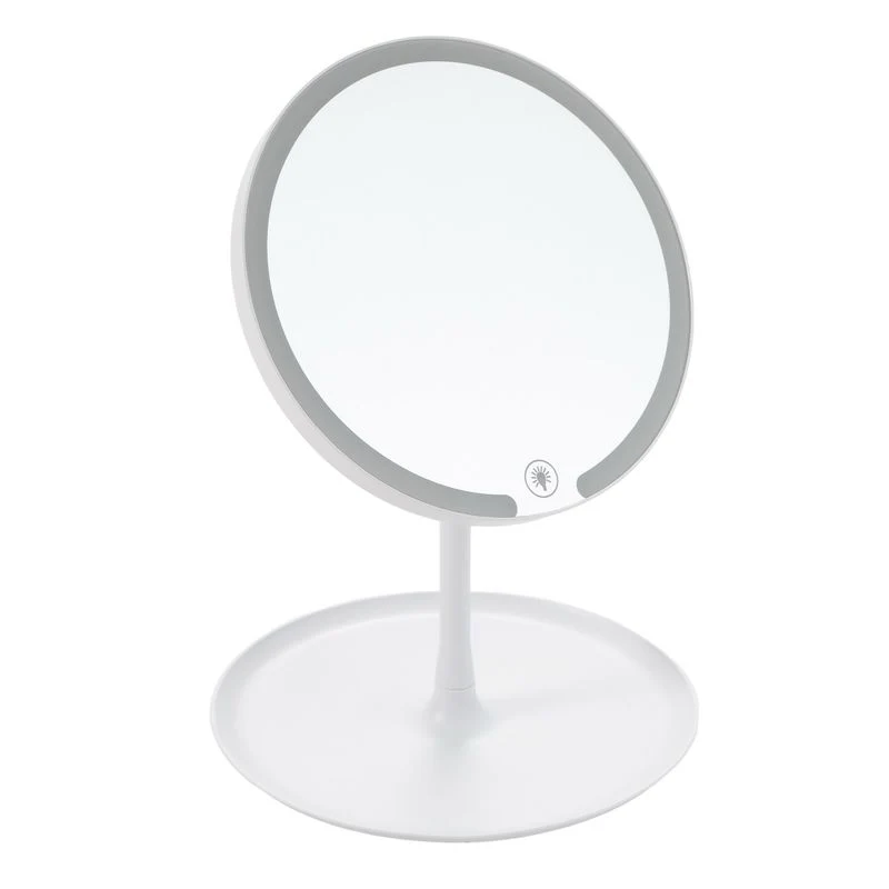 ESPEJO CON LED SOBREMESA CON BASE DCASA