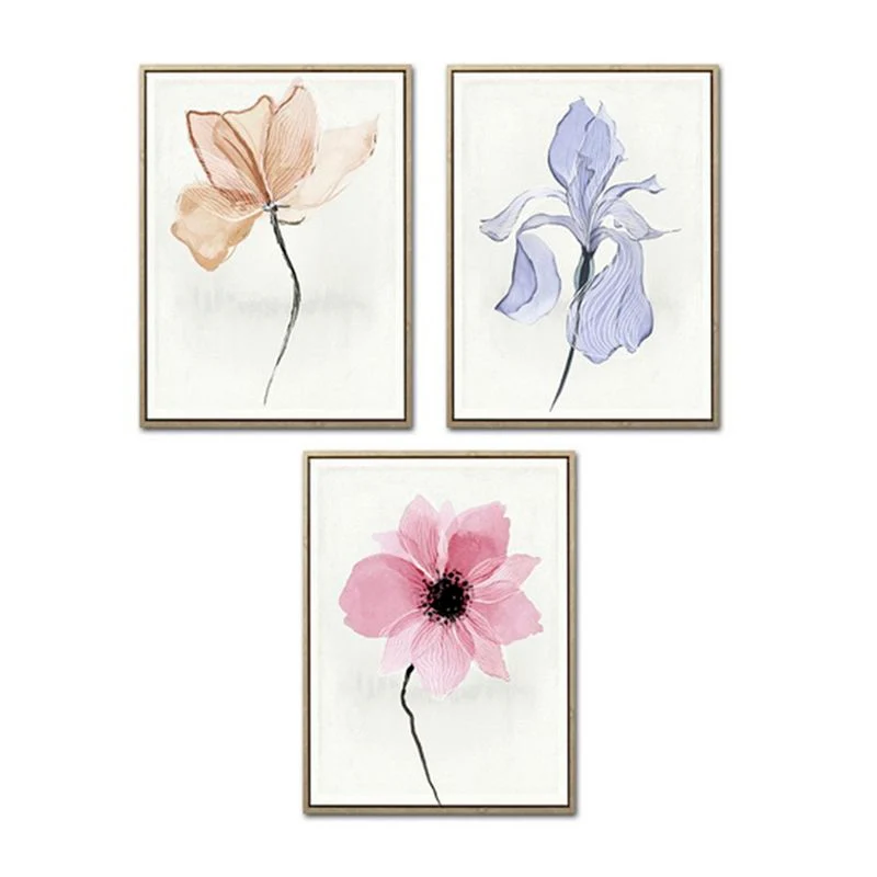 LIENZO 30X40 FLORES DCASA