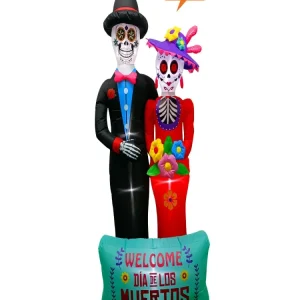 Deco Catrina Inflable Led 180 Cm