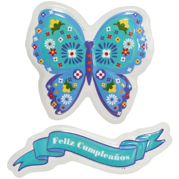 Feliz Cumpleaños Mariposa Pop Tops DecoPac
