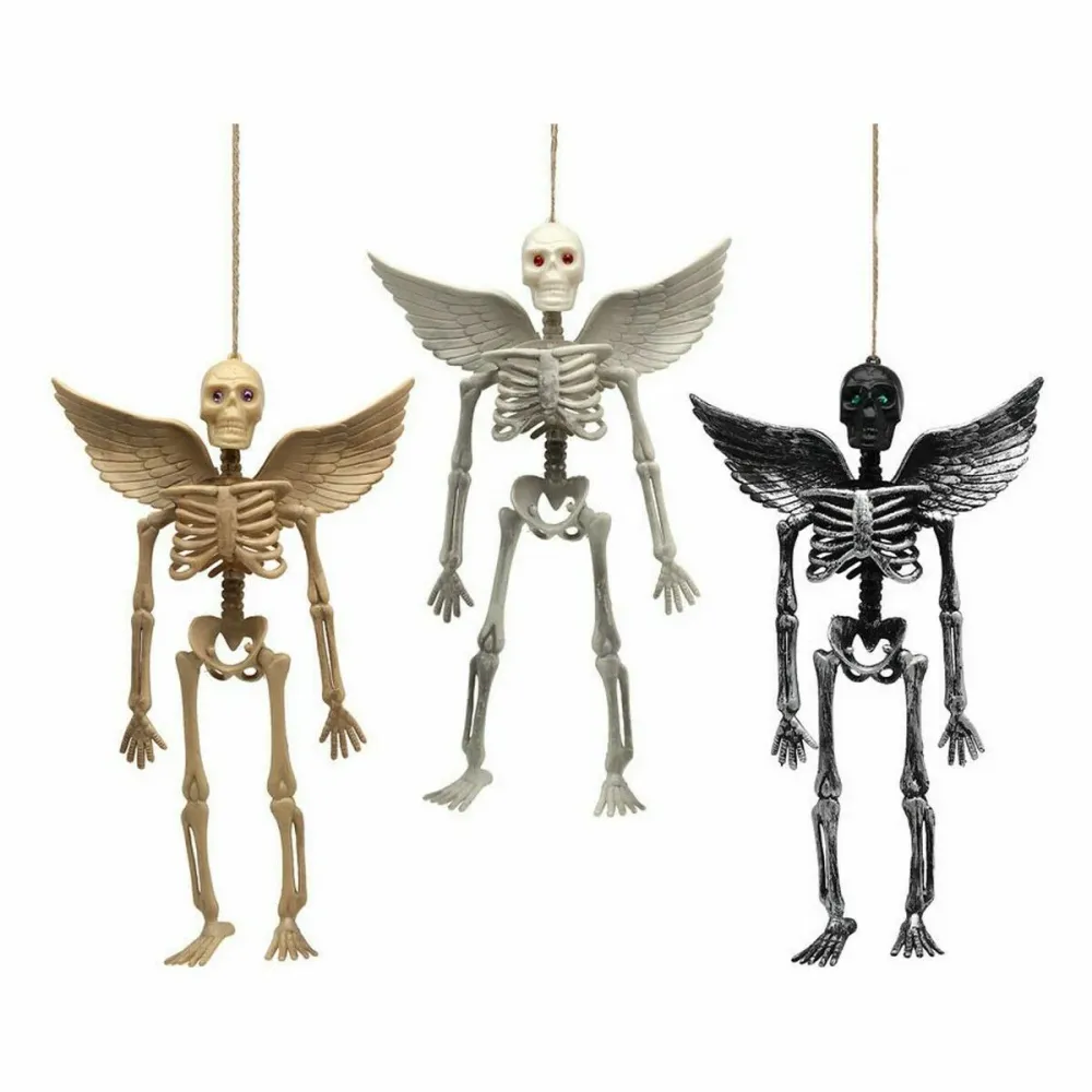 Decoración para Halloween Esqueleto 33 x 20 cm colores surtidos [Pack x 6]