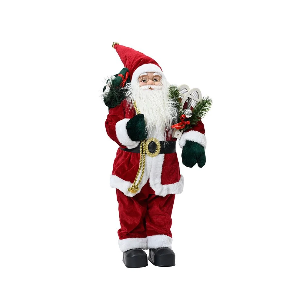 SANTA CLAUS MUÑECO DECORATIVO 17 x 10 x 30 cm DECORIS