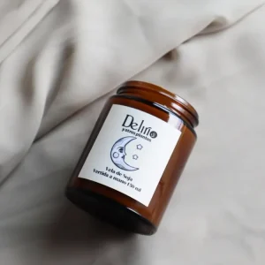 Vela natural Luna Delirio y otras plantas