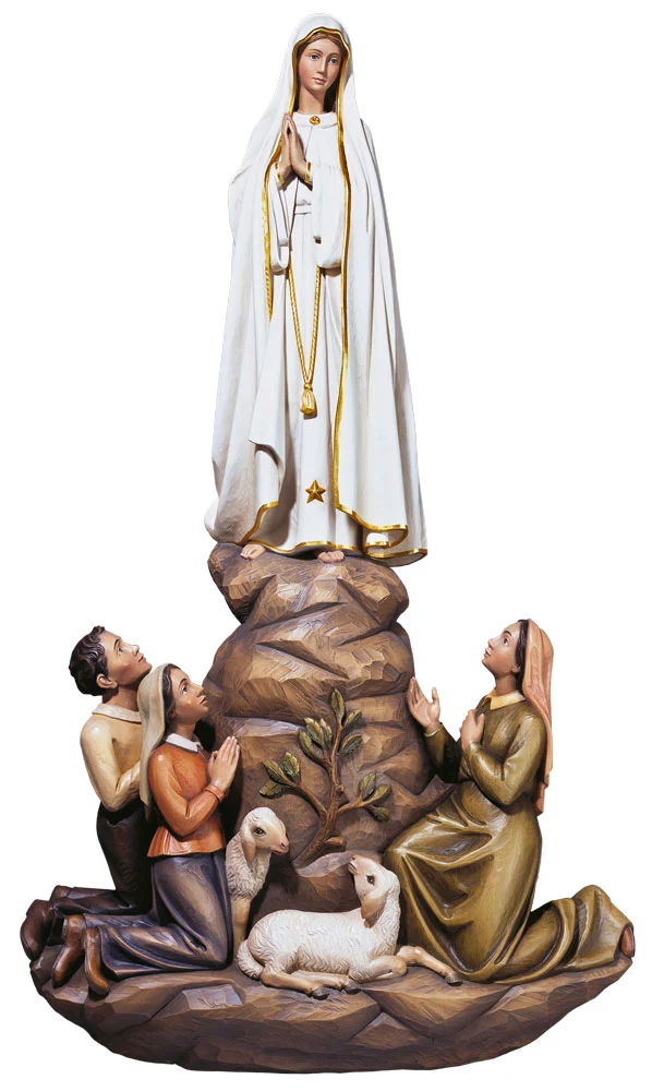 Estatua del Grupo Fátima Demetz - Relieve 3/4