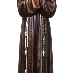 Estatua de San José - Relieve 3/4 Madera Demetz