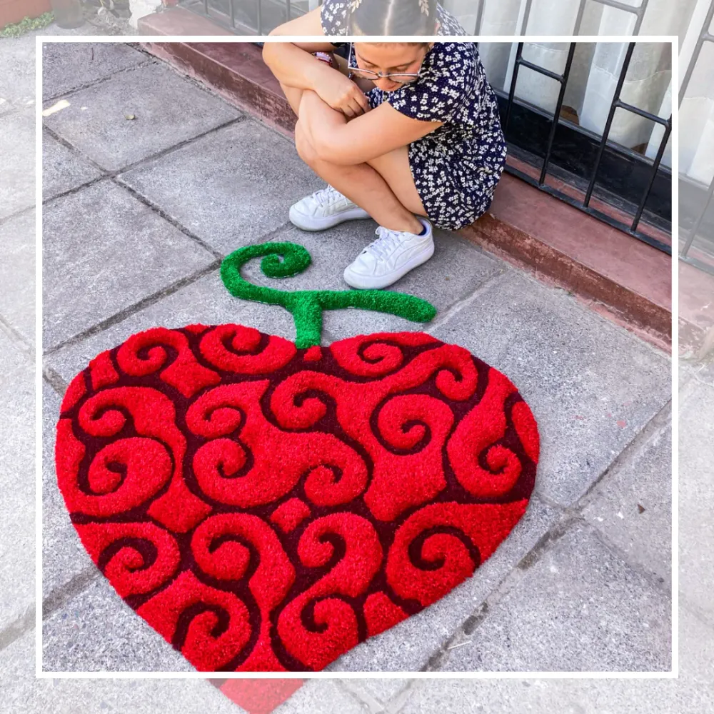 Alfombra Fruta Ope Ope | One Piece Depto Textil