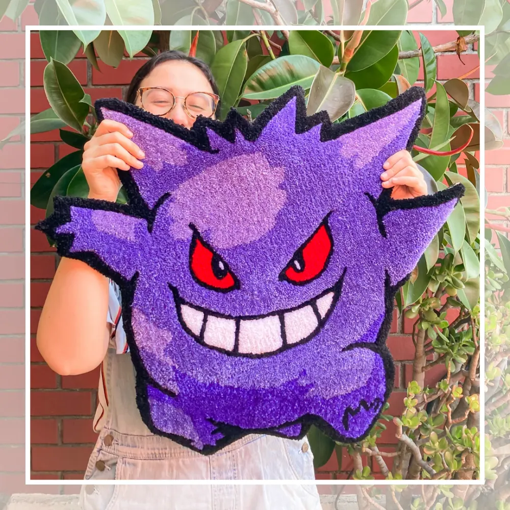 Alfombra Pokémon Gengar Depto Textil