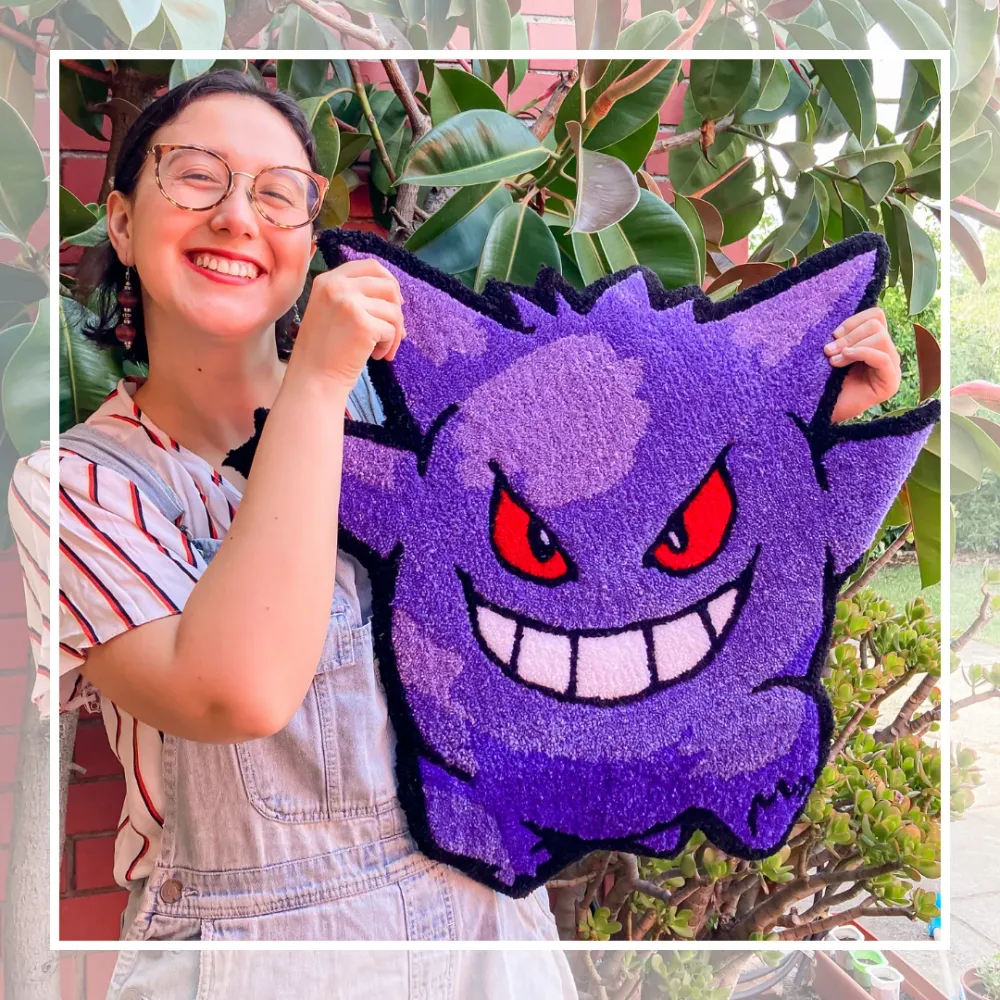 Alfombra Pokémon Gengar Depto Textil