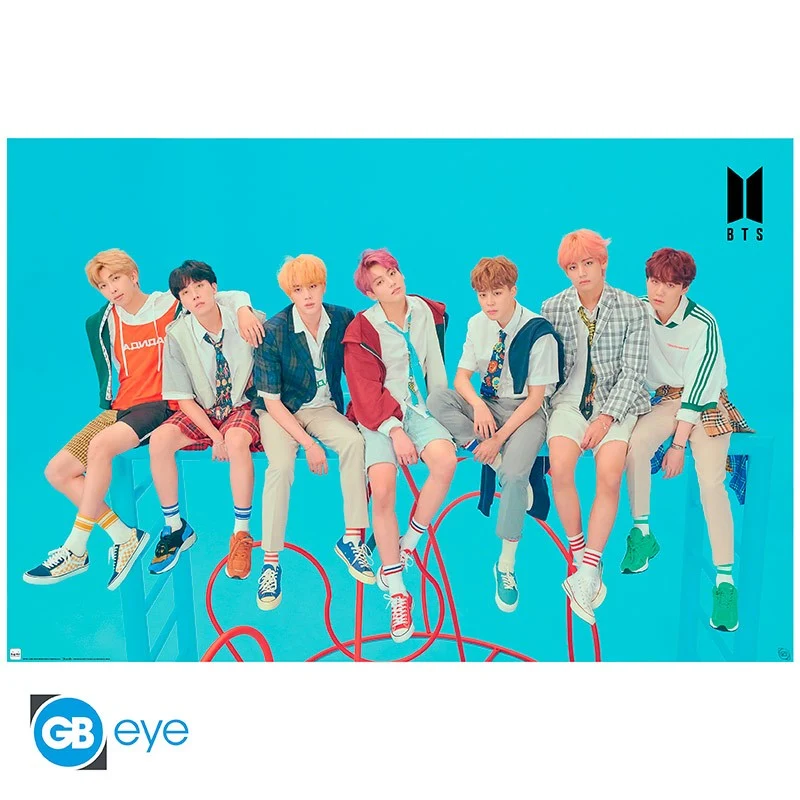 Póster BTS - Group Blue 91.50x61cm DESCONOCIDA