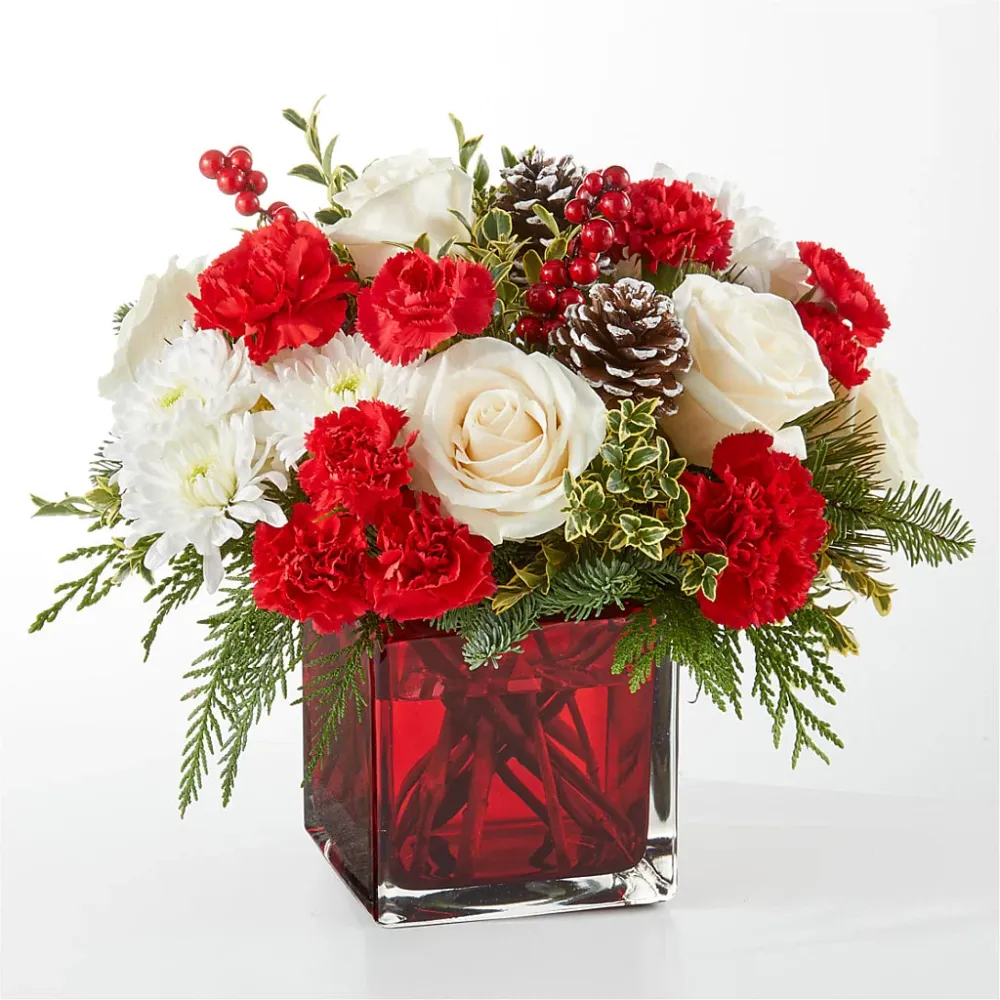 Ramo de mercado navideño Deux Gars Des Fleurs