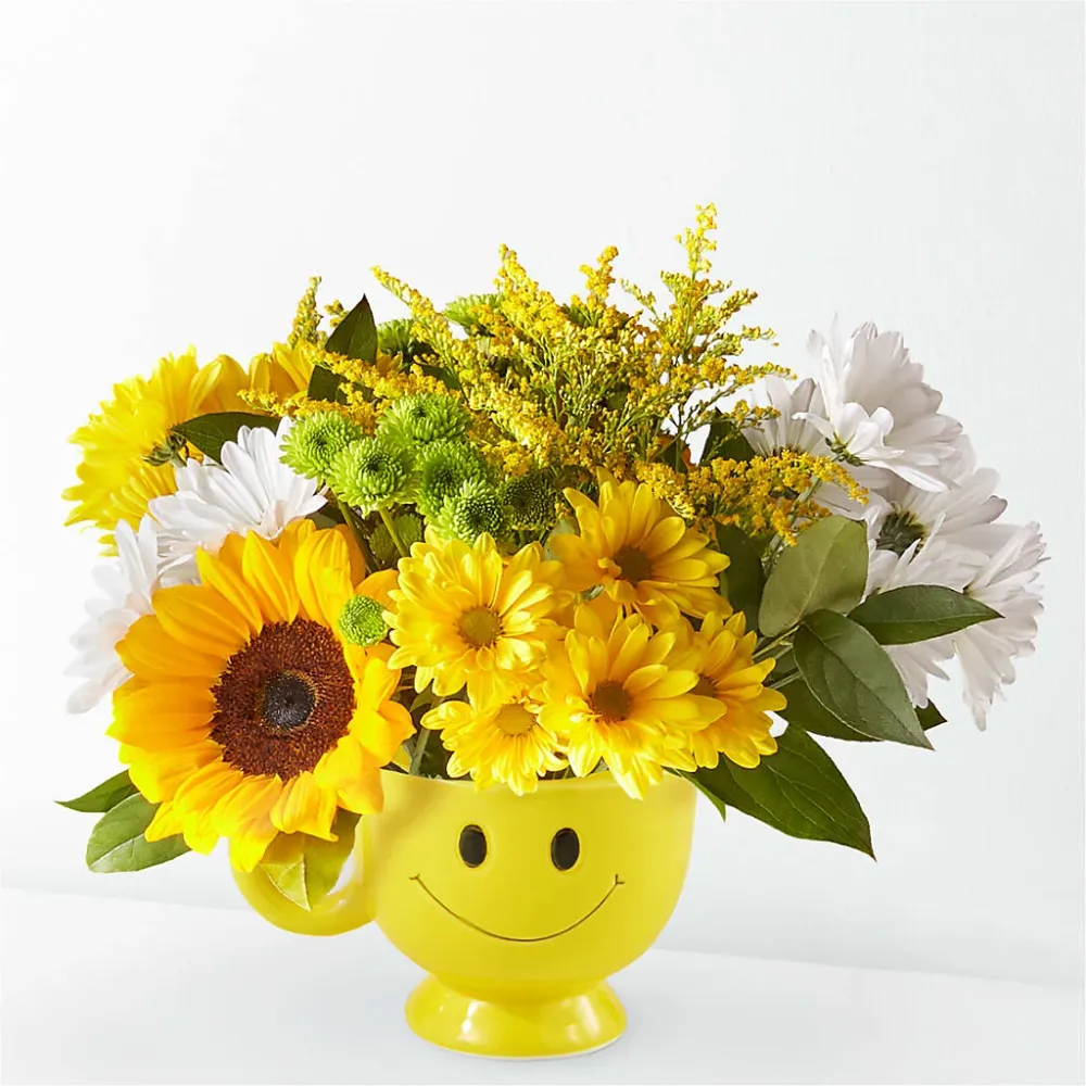 Ramo de sonrisas alegres Deux Gars Des Fleurs