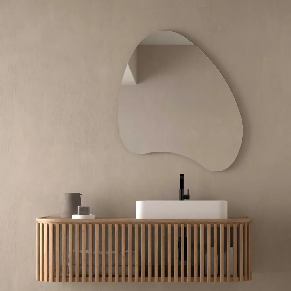 Espejo LIMA Dyled – Forma Irregular Elegante y Versátil (80x90 cm)