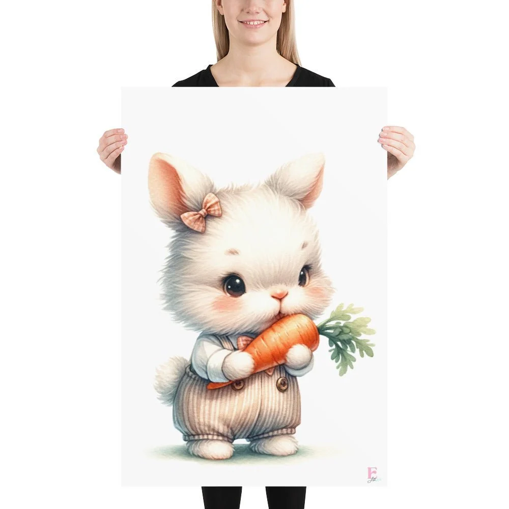 Lamina decorativa Conejito Zanahoria E Art Kids