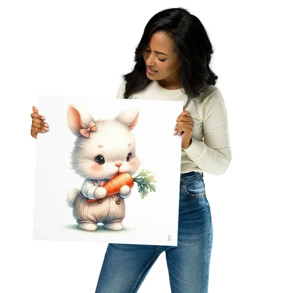 Lamina decorativa Conejito Zanahoria E Art Kids
