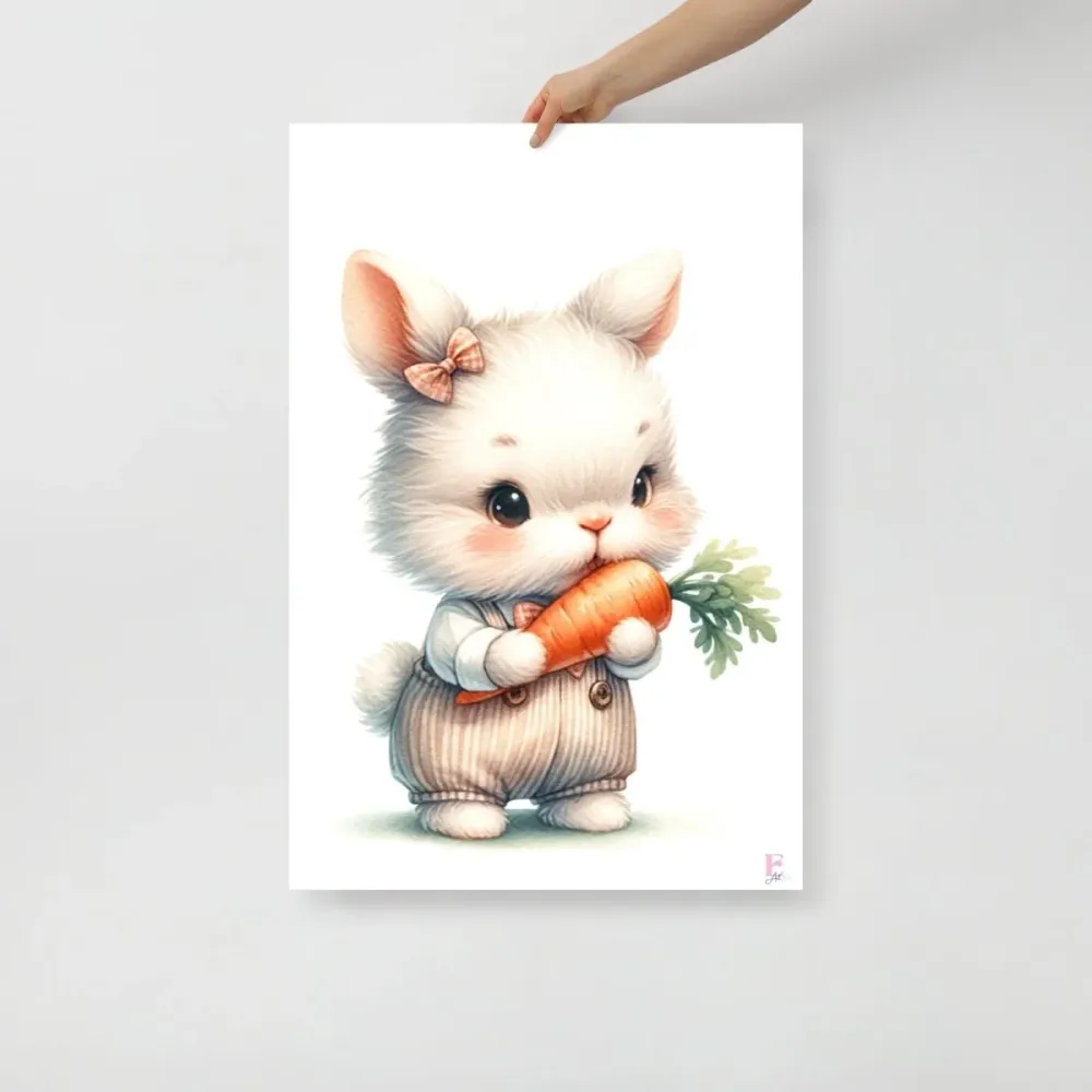 Lamina decorativa Conejito Zanahoria E Art Kids