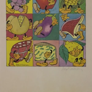 ECHAURREN Pablo, Serigrafí original firmada