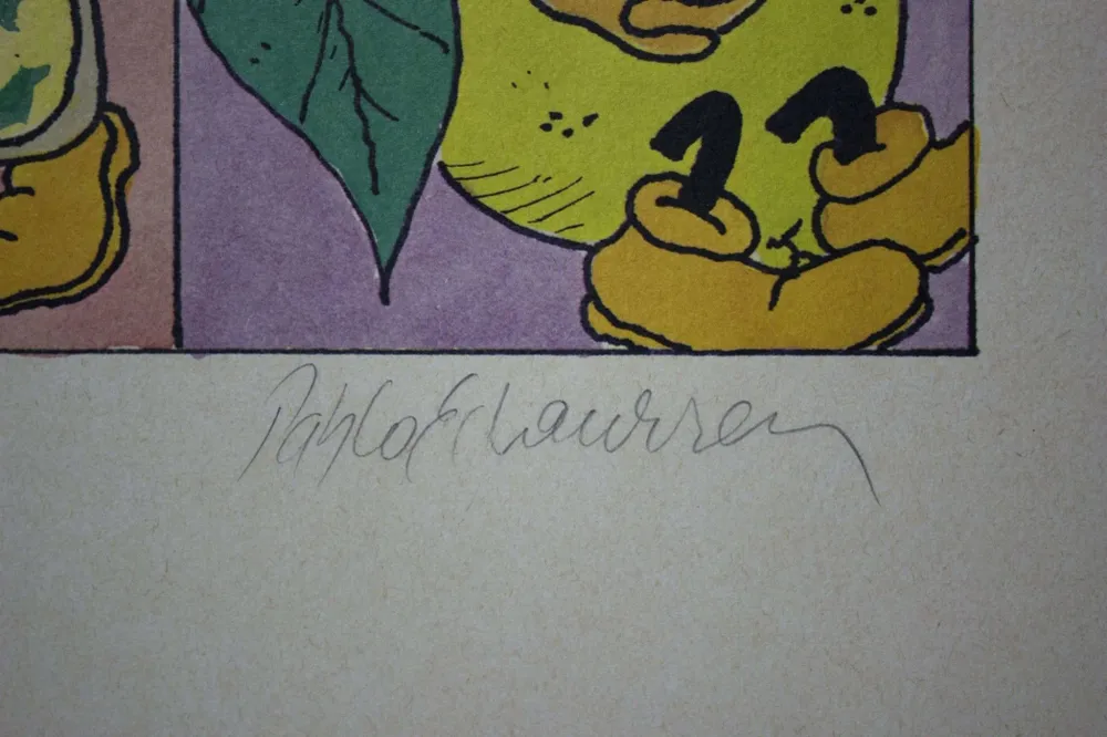 ECHAURREN Pablo, Serigrafí original firmada