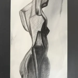 Cuadro Mujer Gris ECLÉCTICO