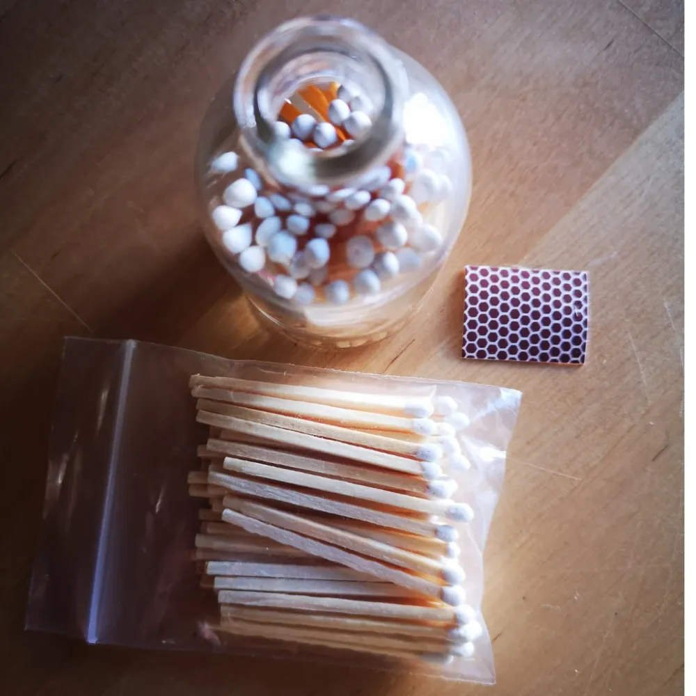CERILLAS CON PUNTAS BLANCAS Eco Candle Project