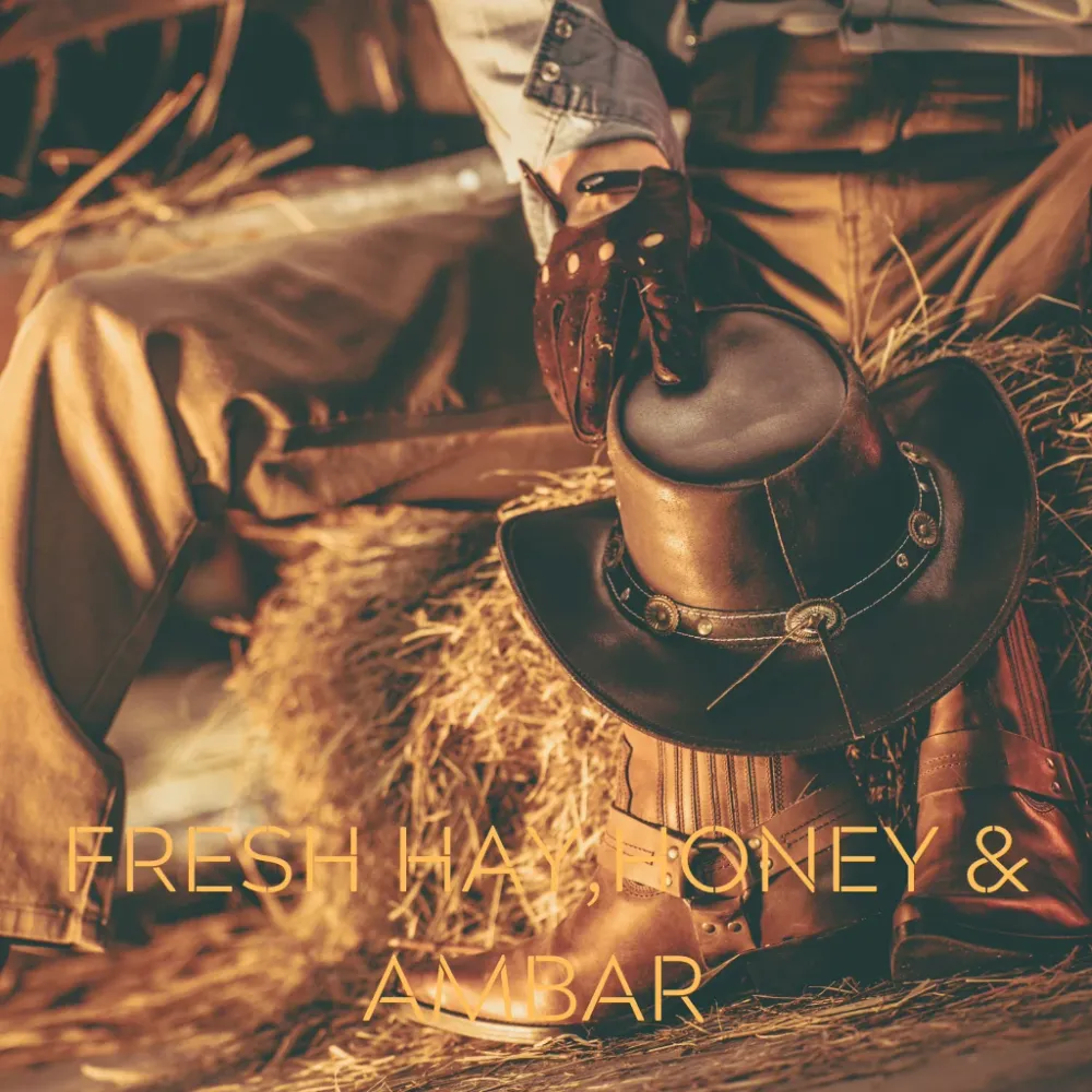 FRESH HAY, HONEY BLOSSOMS & AMBER Eco Candle Project