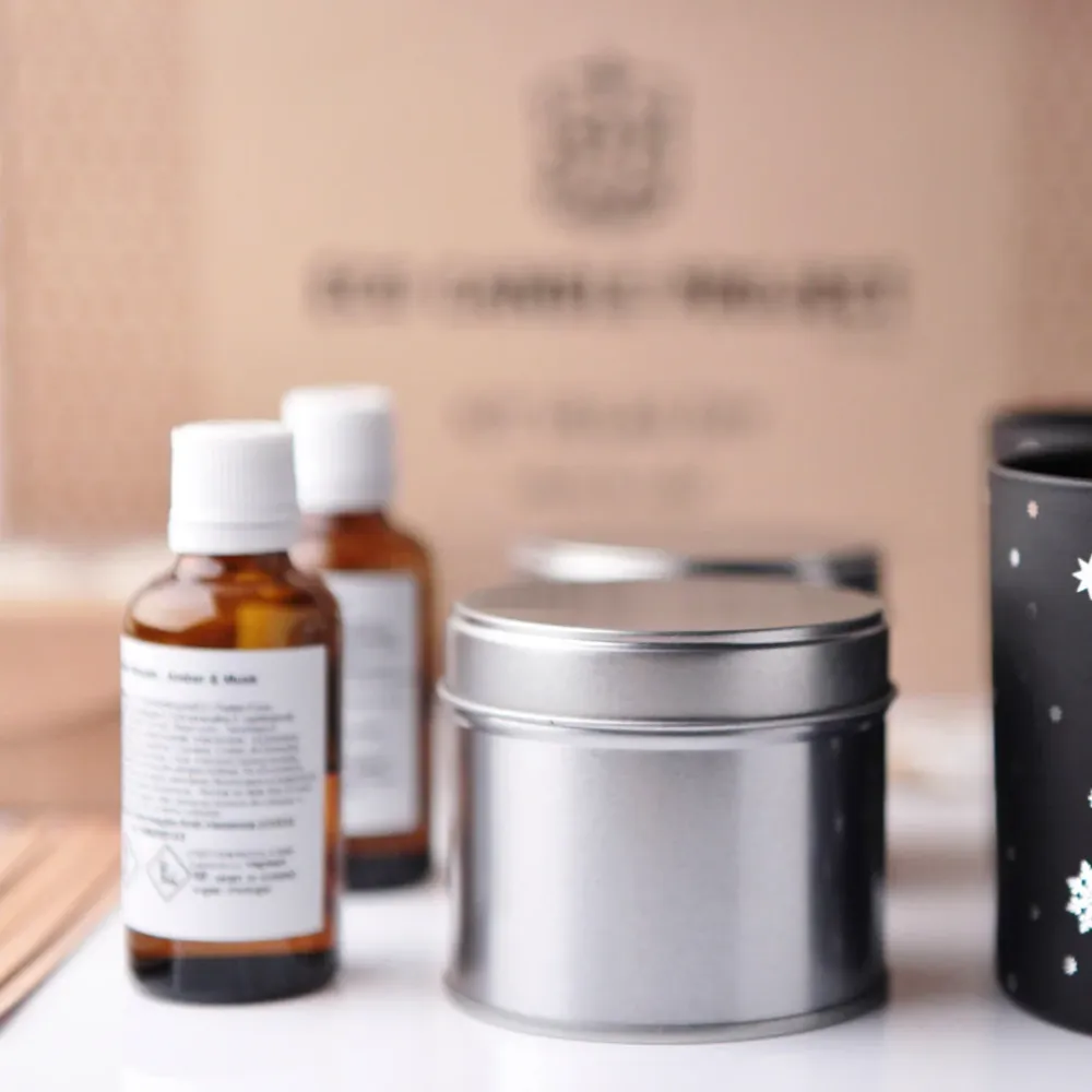 LUXURY CANDLE KIT SILVER STAR Eco Candle Project