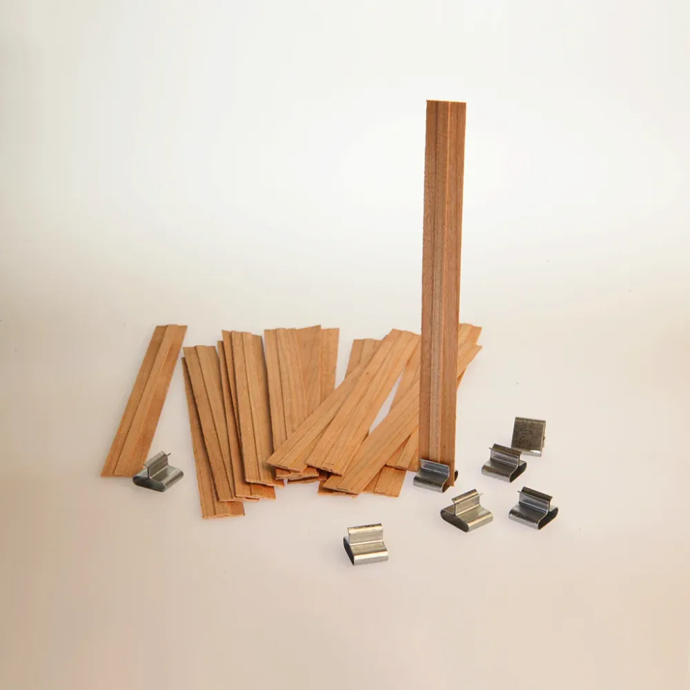 BOOSTER DE MECHAS DE MADERA LA LB LC LD ( PACK 50 UN ) Eco Candle Project