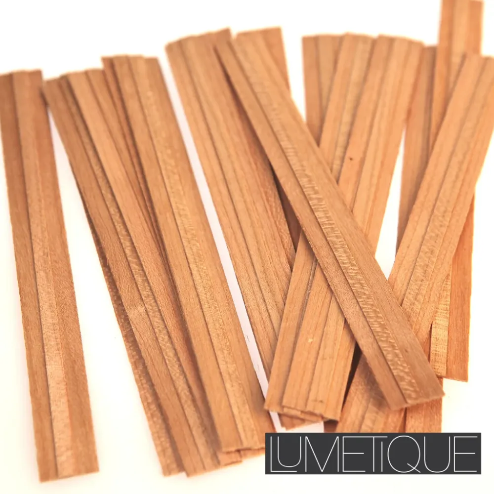 BOOSTER DE MECHAS DE MADERA LA LB LC LD ( PACK 50 UN ) Eco Candle Project