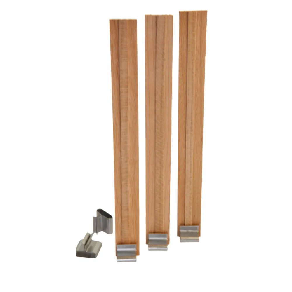 BOOSTER DE MECHAS DE MADERA LA LB LC LD ( PACK 50 UN ) Eco Candle Project