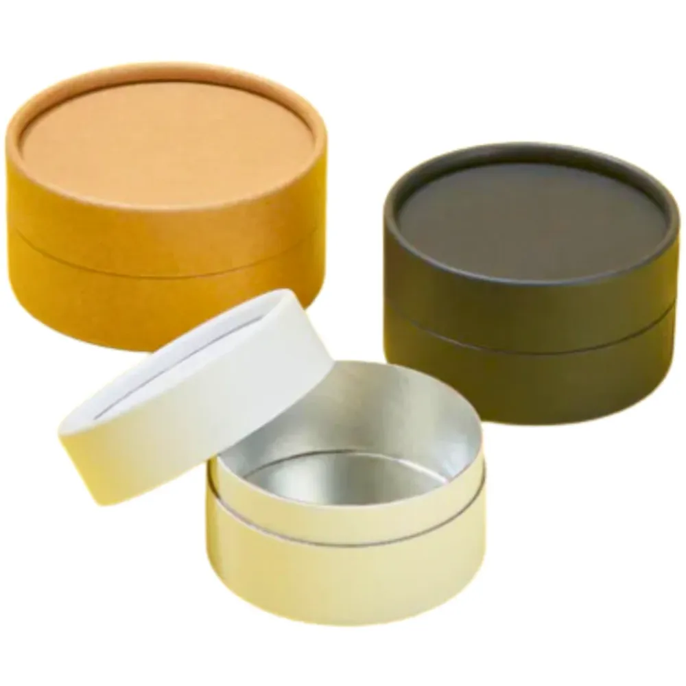 Caja de Cartón Blanca con Forro Resistente al Agua Eco Candle Project