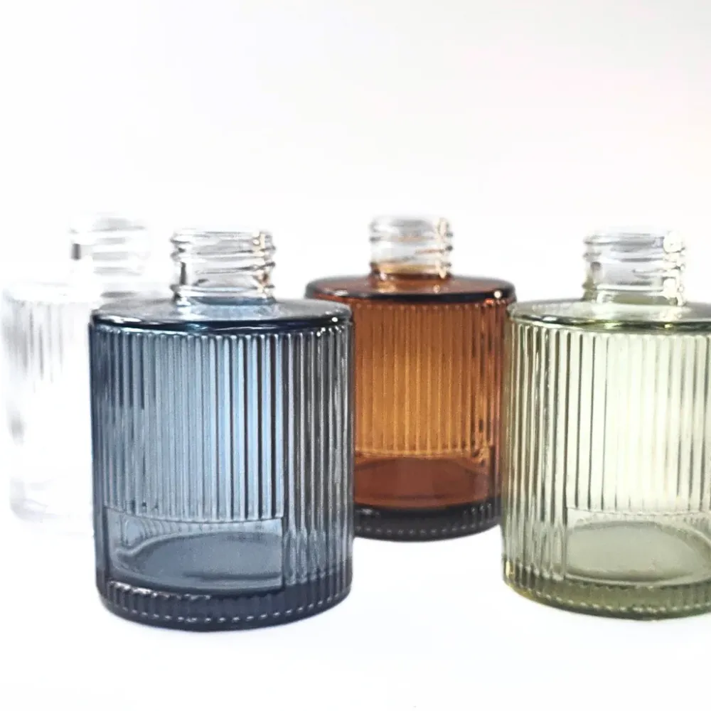 FRASCO PARA DIFUSOR AZUL AHUMADO(Colección de difusores Primavera 2025) Eco Candle Project