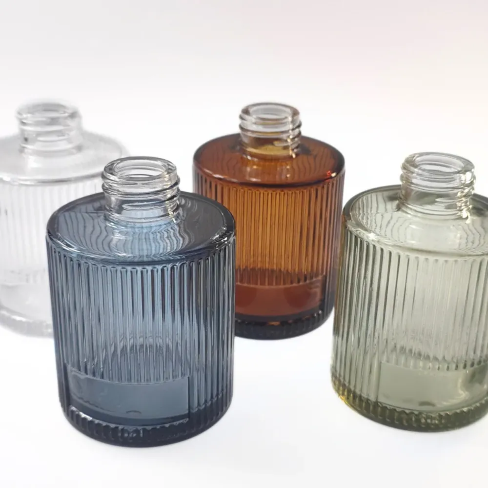 FRASCO PARA DIFUSOR AZUL AHUMADO(Colección de difusores Primavera 2025) Eco Candle Project