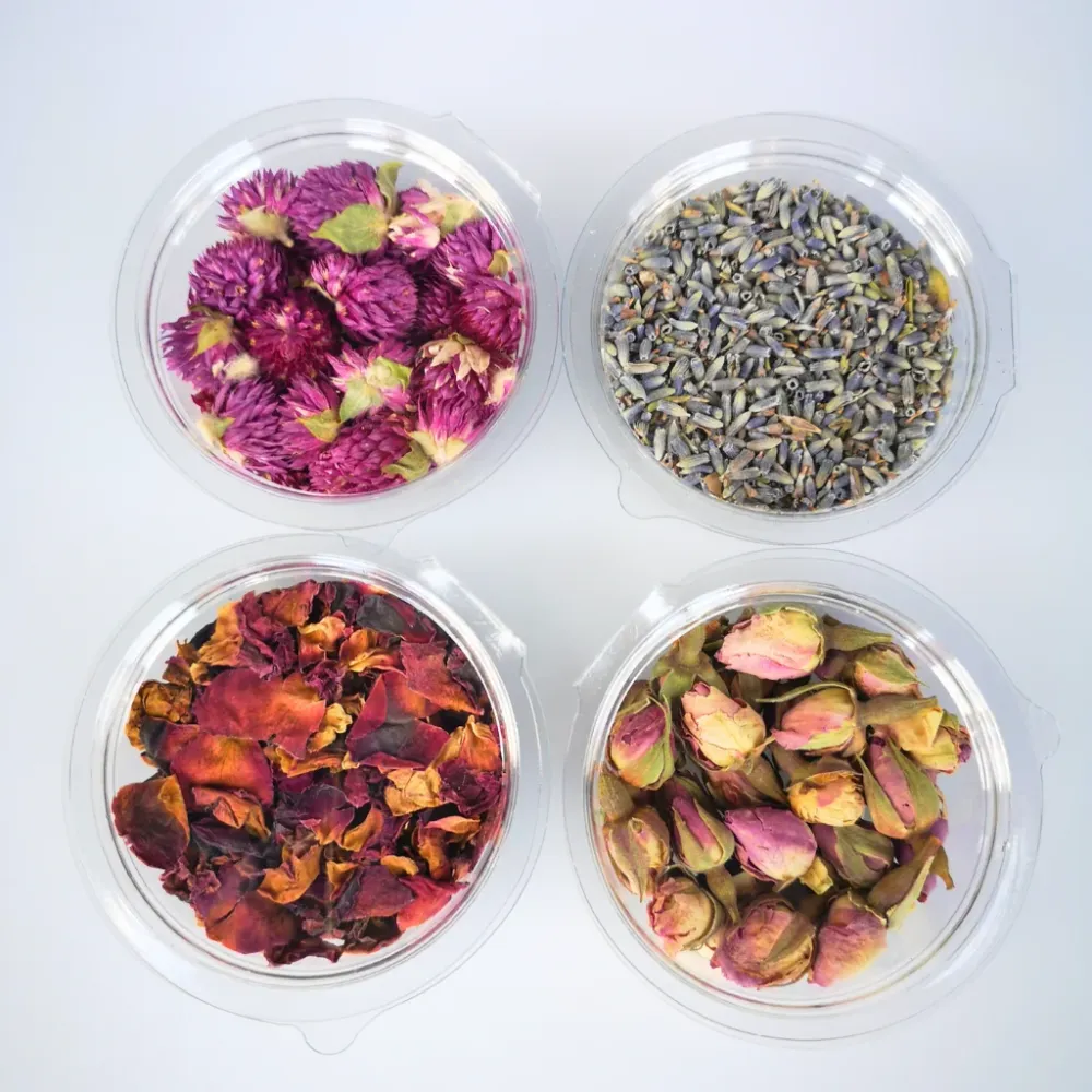 SET DE 4+1 FLORES Eco Candle Project