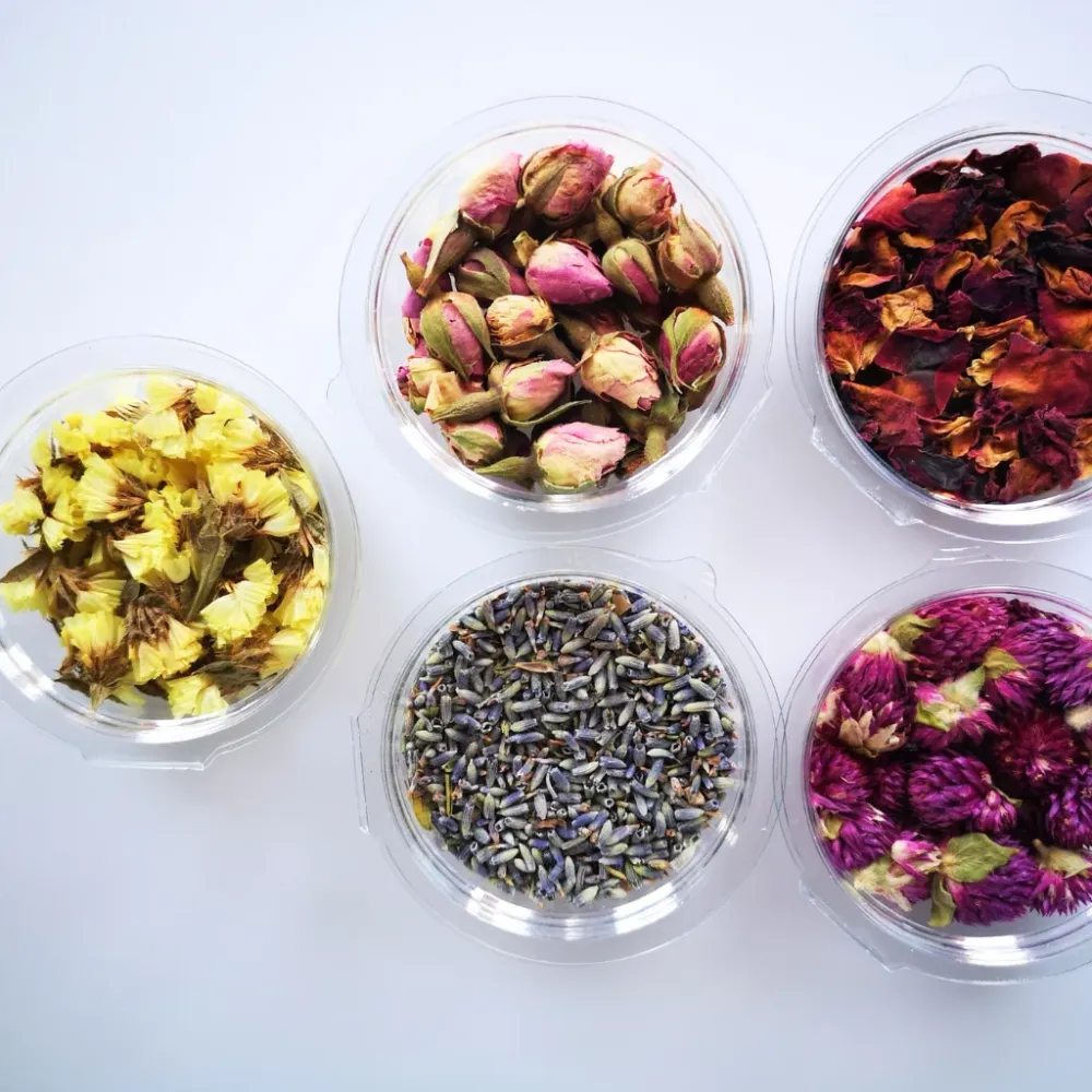 SET DE 4+1 FLORES Eco Candle Project