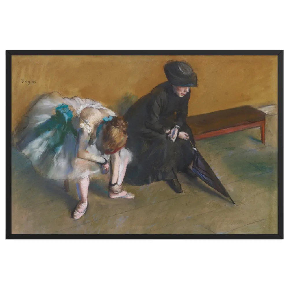 Póster - Edgar Degas, Esperando