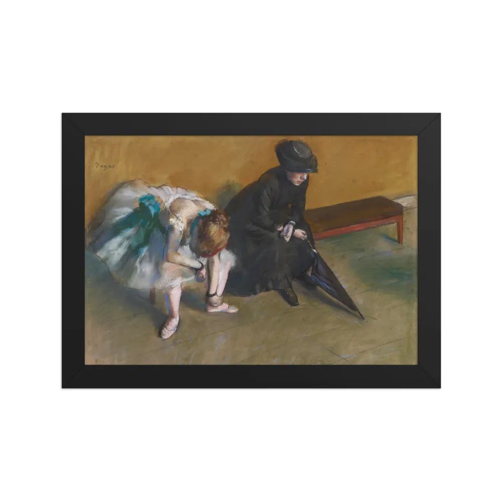 Póster - Edgar Degas, Esperando