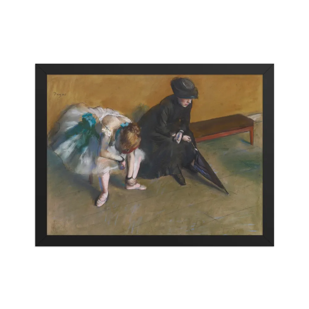 Póster - Edgar Degas, Esperando