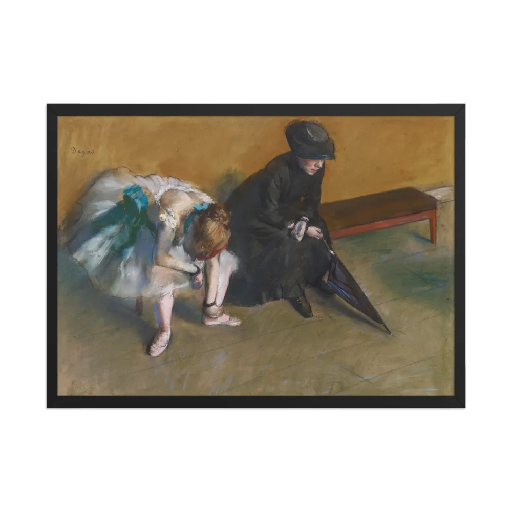 Póster - Edgar Degas, Esperando