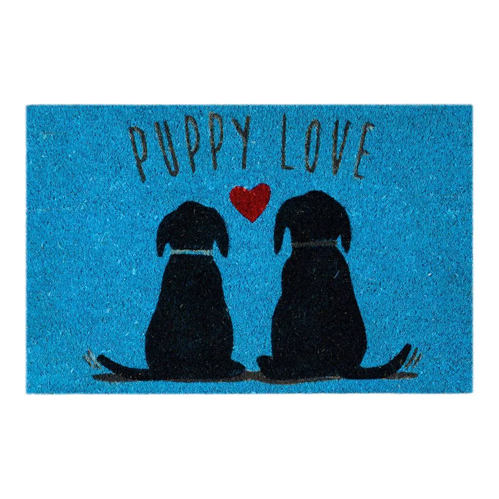 FELPUDO DE FIBRA DE COCO MODELO PERROS, 60 x 40 cm EDM